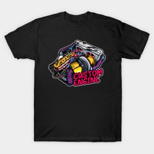 custom engine T-Shirt